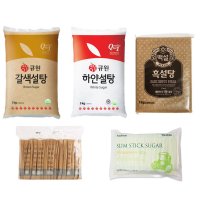 큐원 백설탕3kg 갈색설탕 백설 흑설탕1kg 푸드림 제일제당 스틱설탕 롱슈가