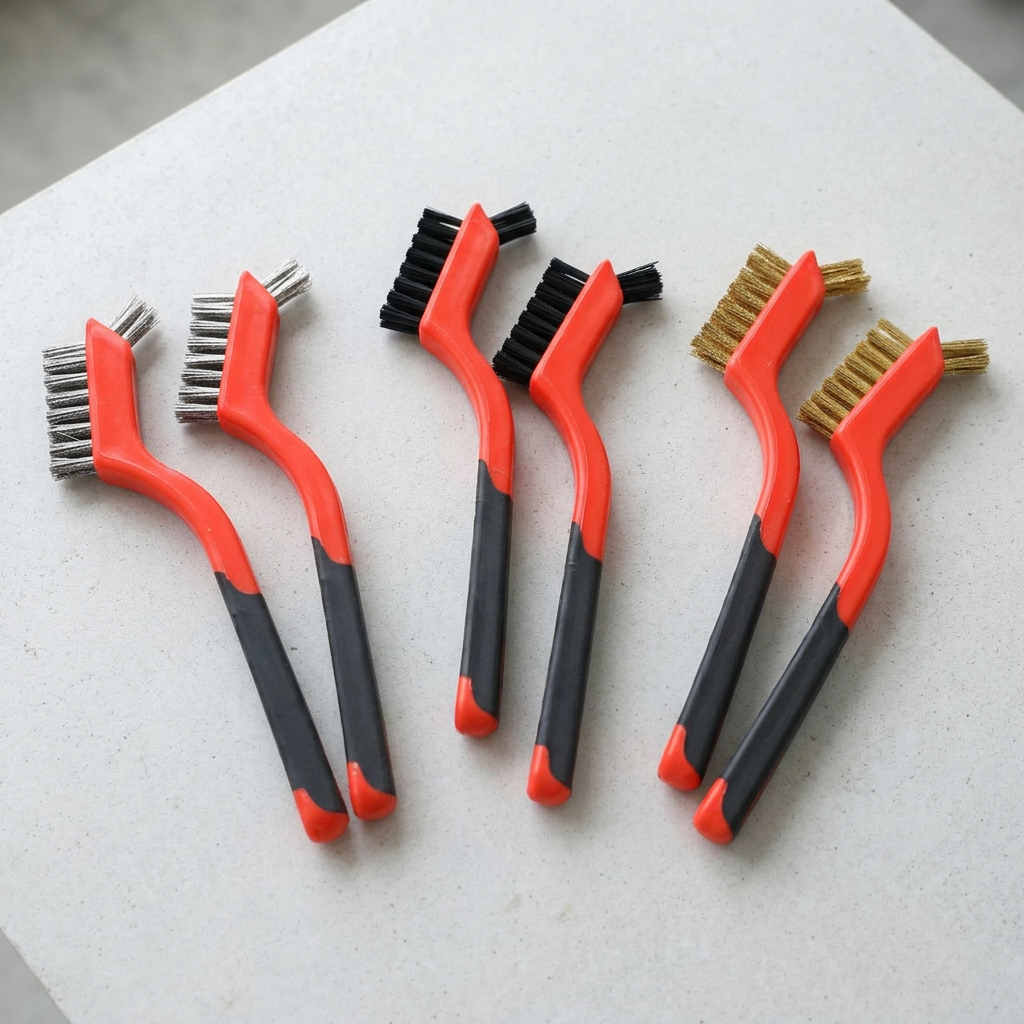 와이어 브러쉬 3개입 녹제거하기 <b>철</b>브러쉬 스텐 불판 닦기 <b>철</b>제 녹지우기 산업용 청소