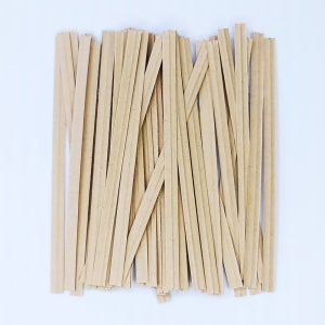 끈-39 컬러 종이 빵끈 크라프트 8cm 40개 포장 무지 끈 용품 타이 80mm