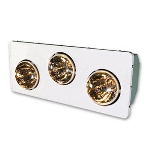 국산 욕실난방기 3구 금색램프 욕실히터 화장실난방기