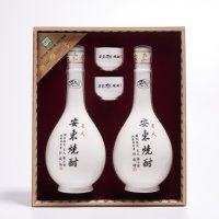 박재서 안동소주 명인 45도 400ml X 2 (전용잔 포함) 호리병 선물세트