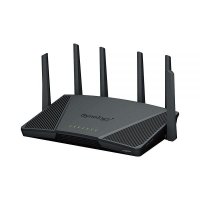 Synology RT6600ax 트라이밴드 4x4 160MHz Wi Fi 라우터 2.5Gbps 이더넷 VLAN 세그먼테이션 다중 SSID 자녀 보호 기능 위협 방지 VPN (미국