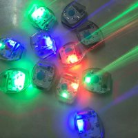 LED 지비츠 발광단추 꼬다리 단추 버튼 지비츠 부자재 DIY