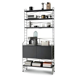 스트링 디자인 시스템 선반 디자인 책장 스토리지 수납장 모듈가구 와이어 퍼니처