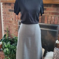 띠어리 FW22 버진 울 그레이 롱 스커트 / Theory virgin wool grey long skirt