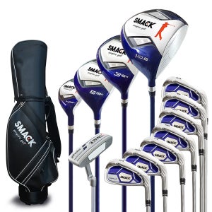 스맥 남성 골프채 스틸 샤프트 아이언 캐디백 포함 13종