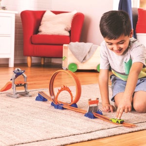 드리븐 점프 트랙 세트 미니카 풀백 자동차 레이싱 경주 스포츠카 어린이날 선물