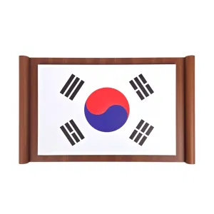 좌우보필형 족자형 태극기 중 300x450mm