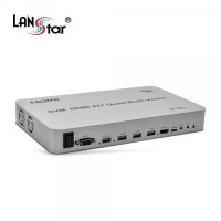 LANSTAR LS-HDM402KVM-4K 4x1 HDMI KVM 스위치 멀티뷰어