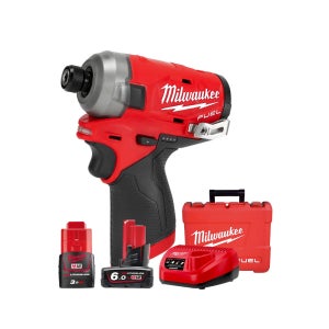 밀워키 M12 FQID-632C 충전 오일펄스 임팩트 드라이버 12V 6.0/3.0Ah