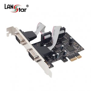 LANstar 2포트 시리얼 PCI EXPRESS 시리얼 카드 LS-PCIE-EX902B