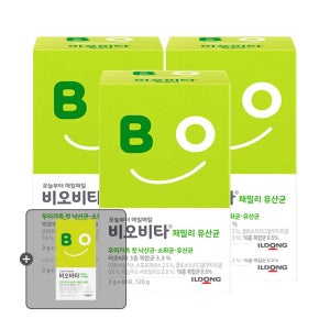 [슈퍼적립](6개월) 미니정제1박스+ 비오비타 패밀리 유산균 온가족 낙산균 60포, 3개