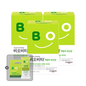 [슈퍼적립] 패밀리10포+선물케이스+ 비오비타 패밀리 유산균 온가족 낙산균 60포, 3개