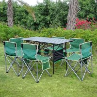 야외용 접이식 의자 테이블 세트 폴딩 캠핑 차박 마당