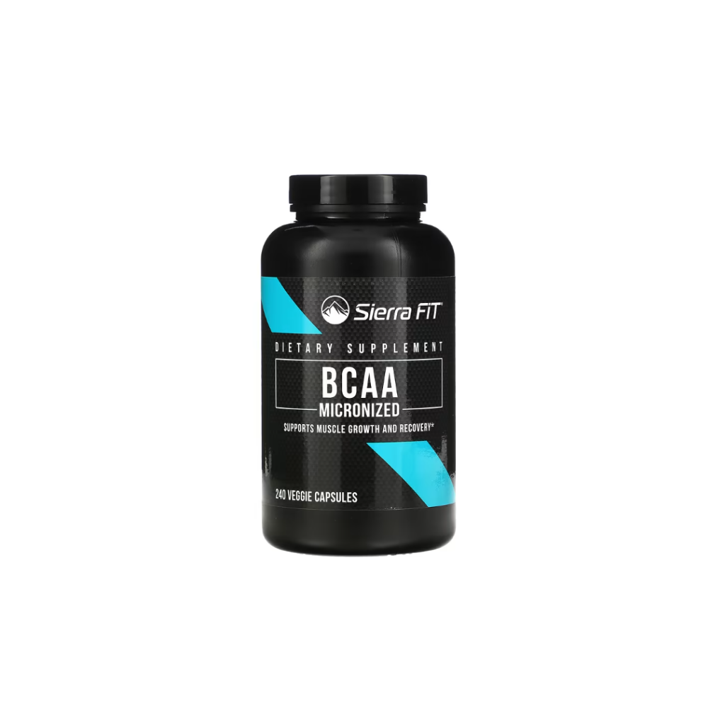 <b>시에라 핏</b> 미분화 BCAA 분지사슬아미노산 500mg 베지 캡슐 240정