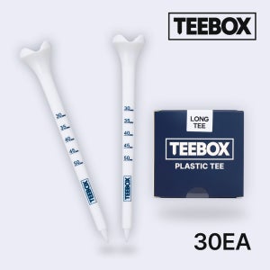TEEBOX 눈금 높이 조절 잘부러지지 않는 컬러 플라스틱 골프 티 꽂이 tee