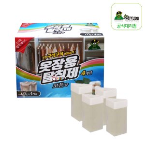 산도깨비 옷장용 탈취제 65gX4개입(코튼향)