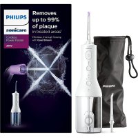 필립스 Sonicare Power Flosser 3000 무선 물치실 구강 치아 세정기 세척기