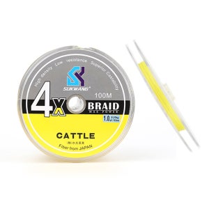 4합사 원투합사 낚시줄 PE라인 볼락 에깅 광어 우럭 100M