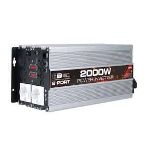 순수정현파 차량용 2000W 파워 인버터 캠핑용 시거잭 전원 충전기 DC12V to AC220V 콘센트 야외 파티 캠핑 여행 차박