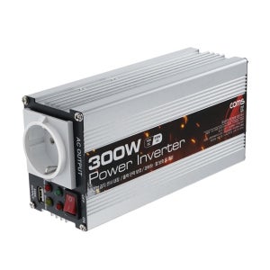 순수정현파 차량용 300W 파워 인버터 DC12V to AC220V 콘센트 캠핑용 시거잭 전원 충전기 차박 여행 캠핑