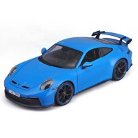 MAISTO 포르쉐911 GT3 2022 블루 1:18 다이캐스트 자동차모형 마이스토