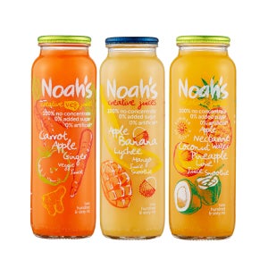노아주스 3가지맛(당근진저+바나나리치 망고+애플 코코넛 파인애플) 260mlx12개