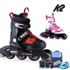 K2 히어로보이/히어로걸아동인라인 가방보호대헬멧[풀]