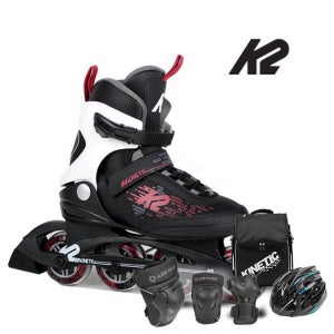 K2 키네틱80와인 성인인라인 가방보호대헬멧[풀]