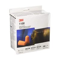 3M 1100 폼 이어 플러그 200쌍 주황색