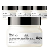 로레알 파리 프로페셔널 세리 엑스퍼트 메탈 DX 헤어 마스크 250ml 4팩 L’Oral Paris series Expert Metal DX Hair Mask