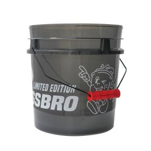 글로스브로 슈프림 투명 세차버킷 블랙 18L 화이트 세차물통