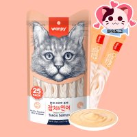 완피 크리미 퓨레 고양이 츄르 대용량 고양이 짜먹는간식 참치 연어 14g x25p 아기