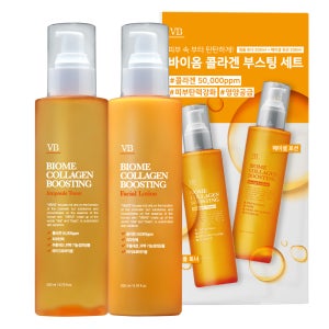 비바스 바이옴 콜라겐 부스팅 탄력 스킨+로션 세트 여자 화장품 보습 미백 주름개선