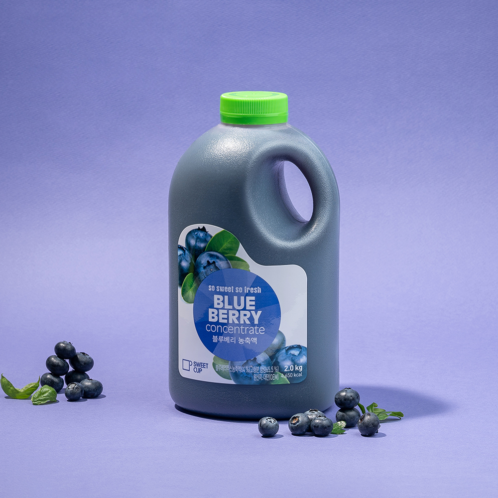 스위트컵 <b>블루베리 농축액</b> 2kg 카페 과일농축액