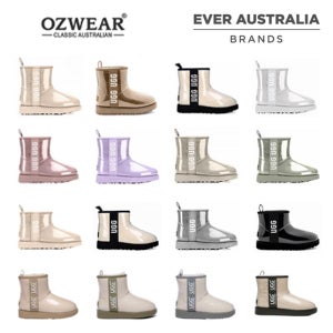 호주 AS 오즈웨어 에버어그 클리어 부츠 겨울 레인부츠 성인 키즈 야광 완벽 방수 방한