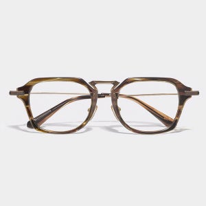 아키하루 9088 티타늄 사각 호피 뿔테 남자 여자 블루라이트차단 시력보호 패션 안경