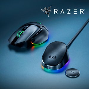 [레이저코리아] 레이저 바실리스크V3 PRO 충전독 패키지 블루투스 유무선 게이밍 마우스