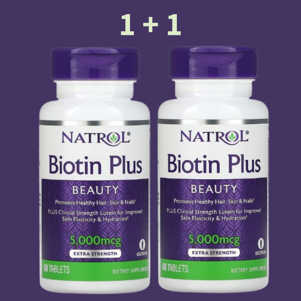 <b>나트롤</b> 비오틴 <b>루테인</b> 완두콩 5000mcg 2통