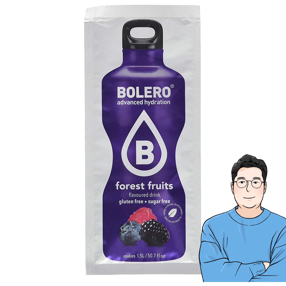 Bolero 볼레로 과일워터 포레스트 후르츠 24개입 9g 1개
