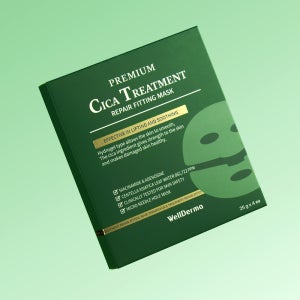 [4+1매] 웰더마 프리미엄 시카 트리트먼트 리페어 피팅 마스크 팩 4매