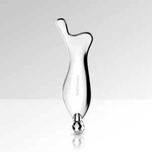 웰더마 괄사 리프팅 마사지 패드 2 in 1 얼굴탄력 바디 편안한그립감 인체공학적 디자인