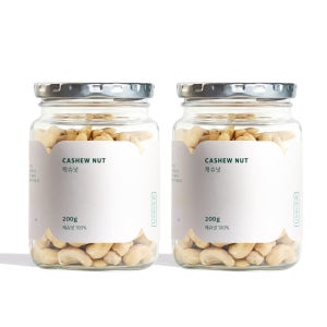착한습관 캐슈넛 베트남 생 캐슈너트 200g, 2개