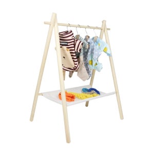 강아지 원목 미니 옷장 행거 선반 애견용품 고양이