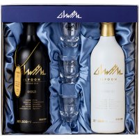 안동소주일품 프리미엄 소주 선물세트 21도 500ml 40도 500ml 유리잔3