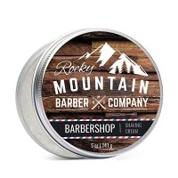 Rocky Mountain Barber Company 남성 면도 크림 Barbershop Scent 5oz