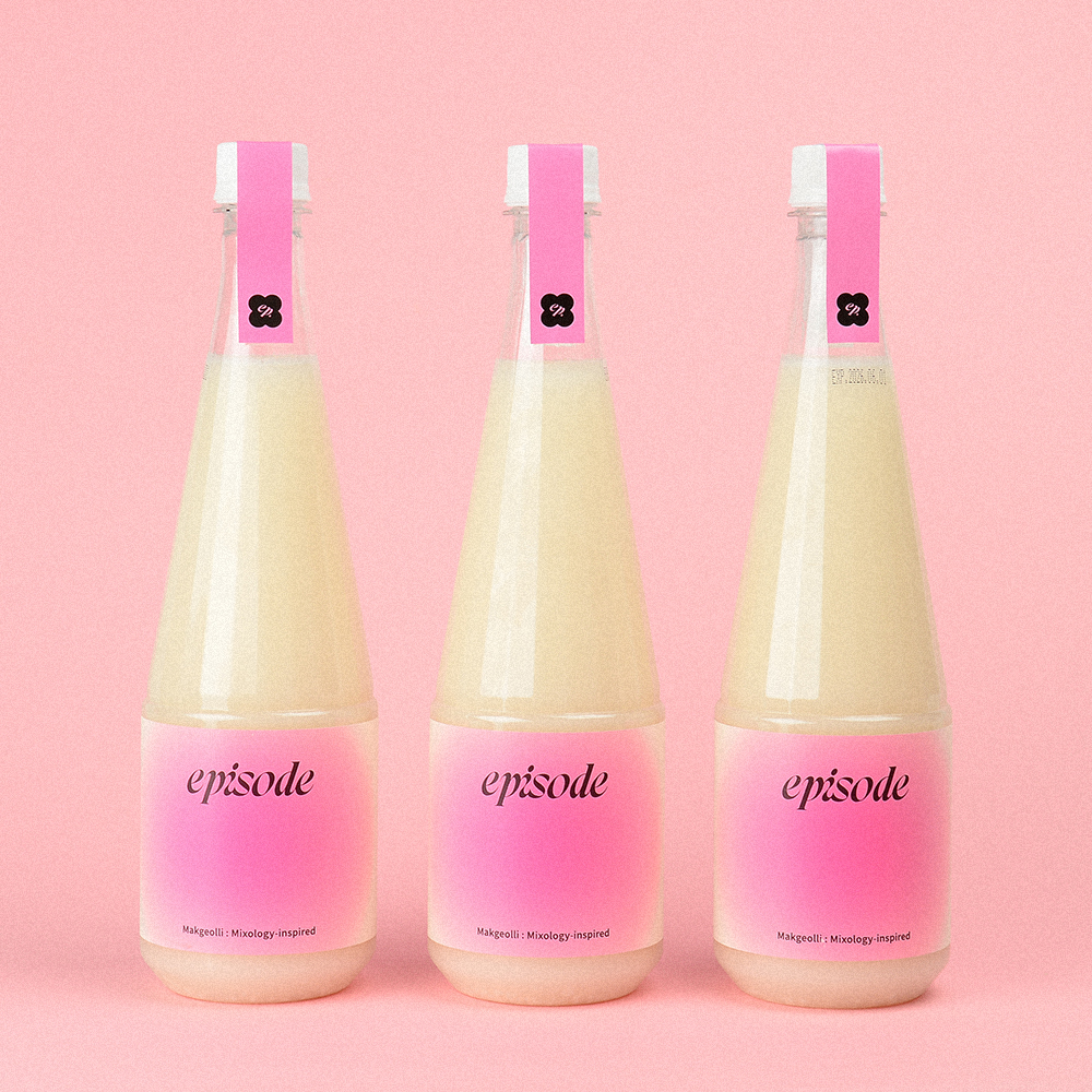 Episode Saeng Makgeolli (Fresh Rice Wine) 3 Bottles