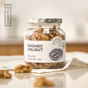 착한습관 유기농 호두 알 깐 생 반태 반반태 호두 호도 120g, 5개