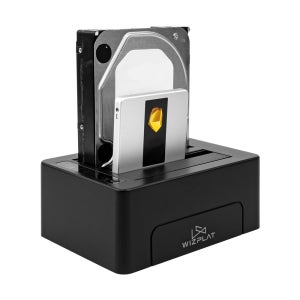 위즈플랫 WIZ-3082C 2베이 도킹스테이션 USB3.2 USB-C 외장하드 데이터 복제