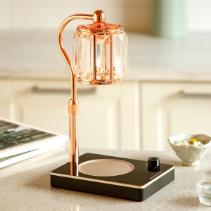 타이머 높이조절 블링블링 크리스탈 엘사 로즈골드블랙 일반 캔들워머